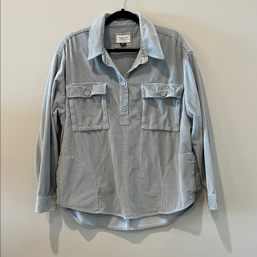American Eagle Oversized Corduroy Shirt